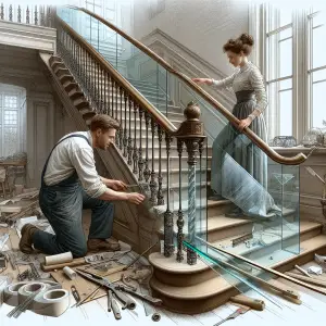 Incorporating Glass Elements in Staircase Restoration