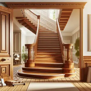 wooden staircase restoration